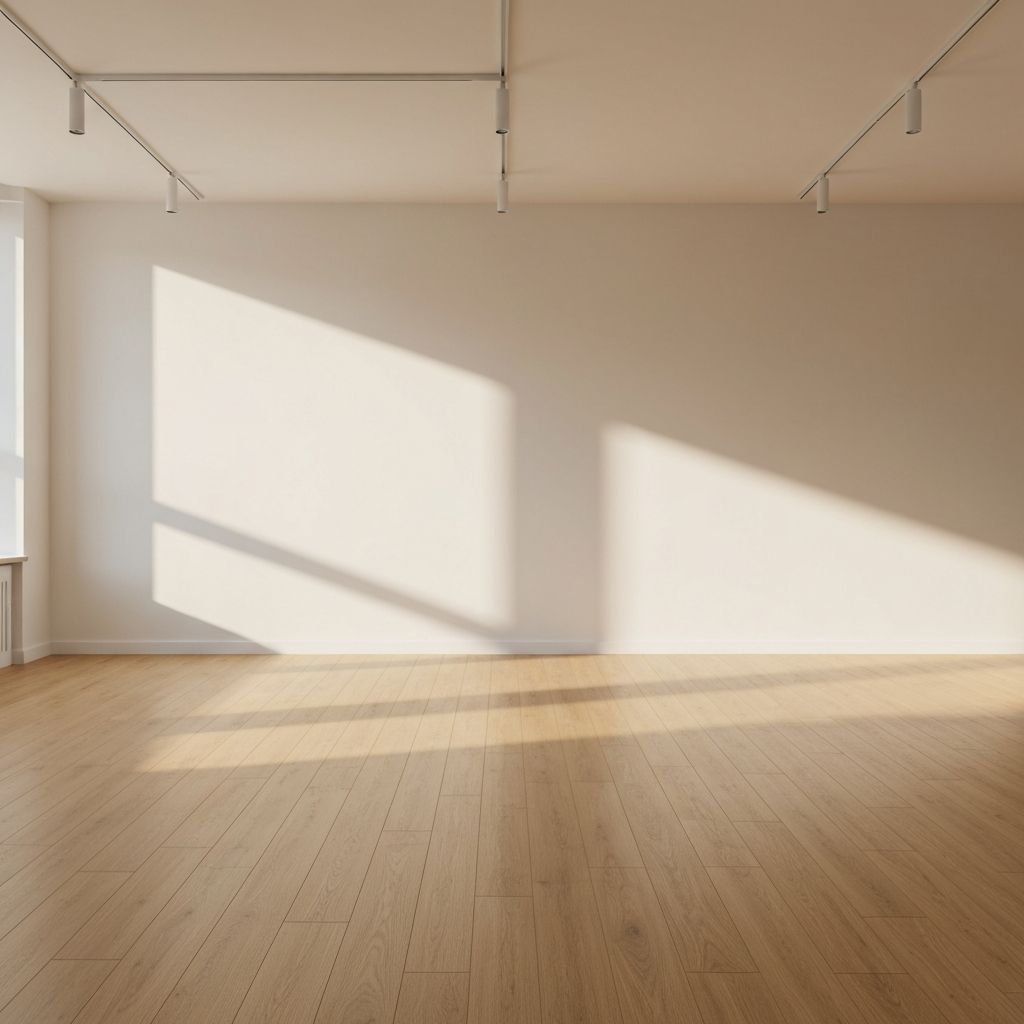 Person practicing mindful movement in a peaceful studio environment
